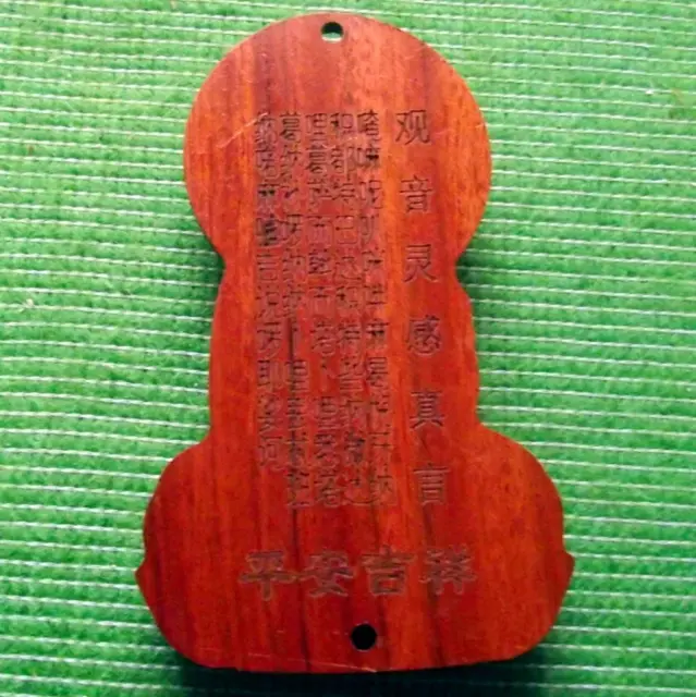 Japanese Wood Hand Carved Treen Hardwood Netsuke BHUDDIST BHUDDA PRAYERS 2