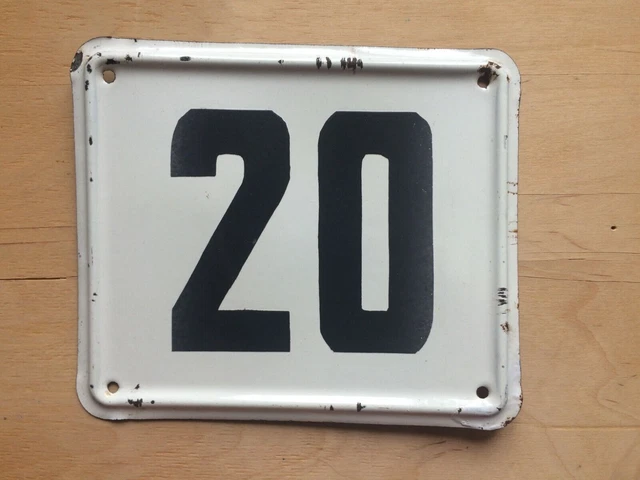 Plaque De Maison Numéro 9 Vintage INOXSIGN – Acier Corten, Hauteur 200 Mm – Fabriqué En Allemagne, Résiste Aux Intempéries