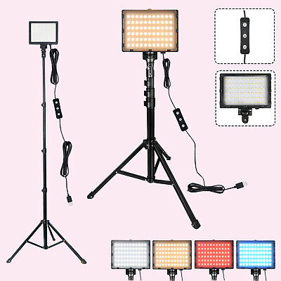 2x 66 LED luz de vídeo cámara estudio 10W videocámara DSLR luz de vídeo con 8 filtros