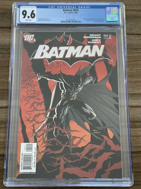 Batman #655 CGC 9.6 White Pages 1st Cameo Appearance of Damian Wayne DC 2006