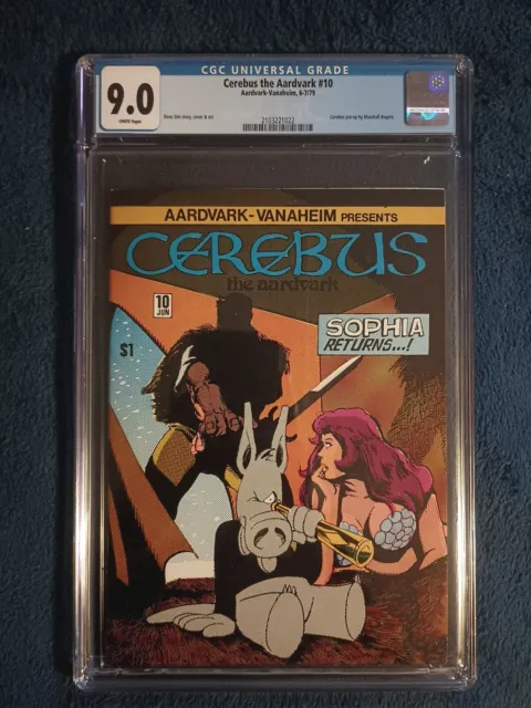 Cerebus the Aardvark #10 CGC 9.0 (1979) - Origin of Sophia Dave Sim