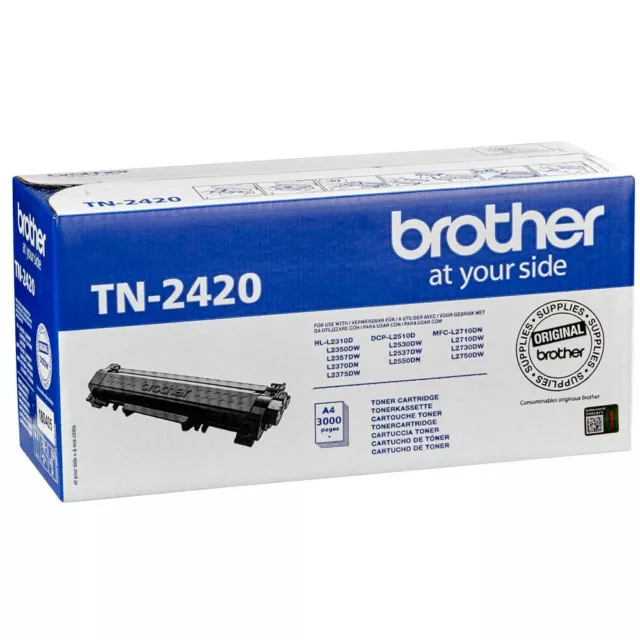 Original BROTHER TONER/TROMMEL TN-2420/2410 DR-2400 DCP L2510 L2530 DW  L2550 SET