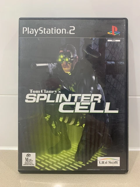 Tom Clancys Splinter Cell PAL SONY PlayStation 2 COVER AND DISC ONLY