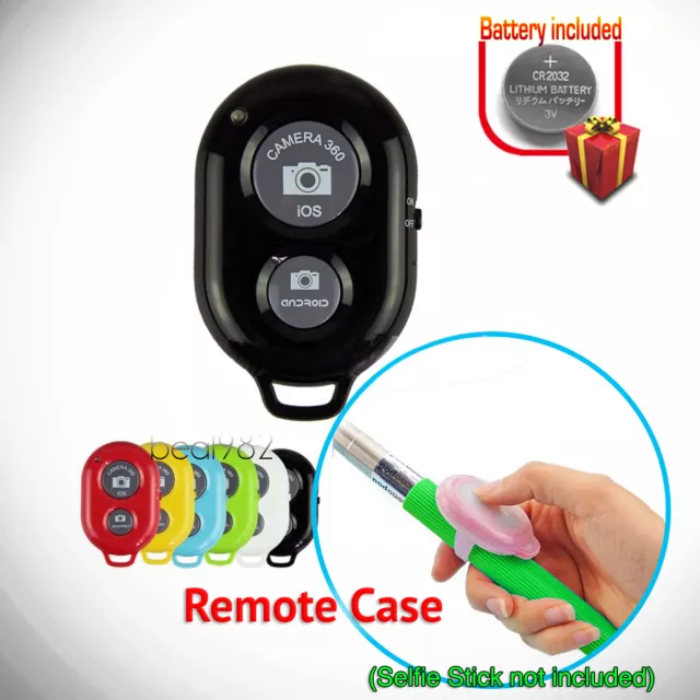 New Bluetooth Remote Control Camera Selfie Shutter Stick for iphone Android Phon