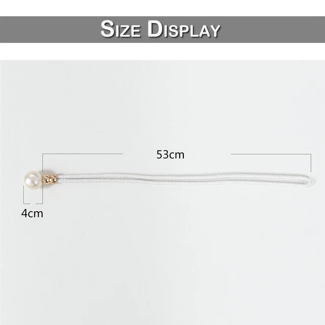 Tie Back Rope Tiebacks Windows Curtain Decor Bedroom Curtain Oriental Pearl Pair 3