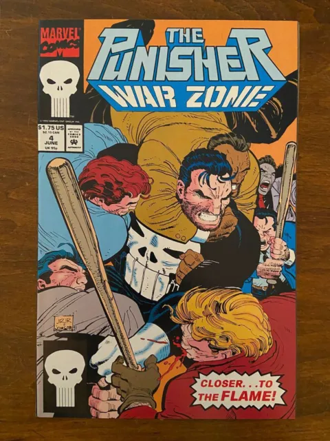 PUNISHER WAR ZONE #4 (Marvel, 1992) VF John Romita JR, Klaus Janson