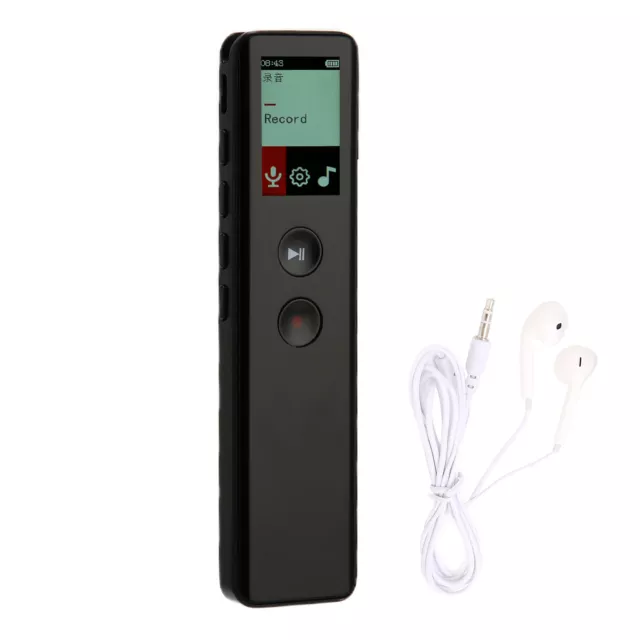 (1)Digital Voice Recorder Noise Reduction Durable Recorder Professional With