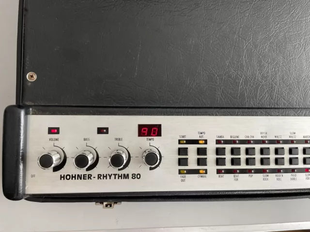 Vintage HOHNER RHYTHM 80 K ANALOG DRUMCOMPUTER DRUM MASCHINE 2