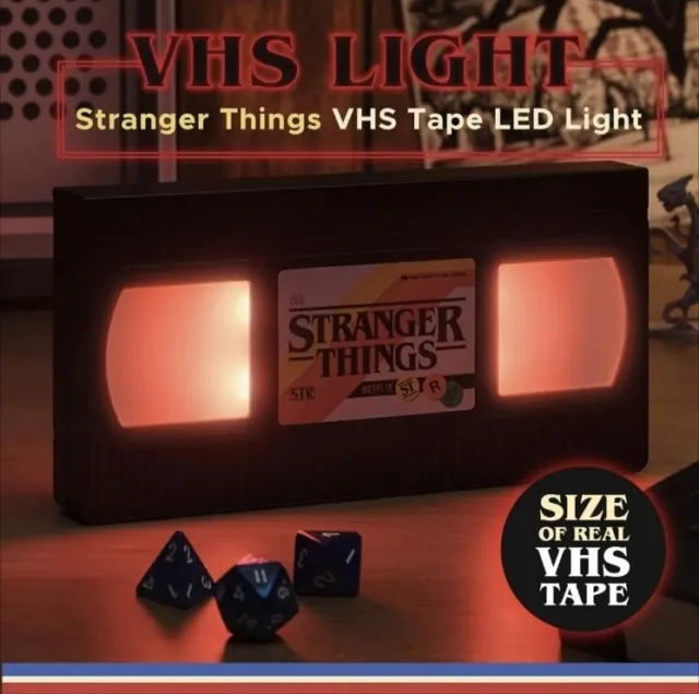 Stranger Things VHS Light Logo - Brand New - Collectible Merchandise Netflix