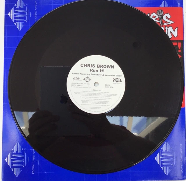 CHRIS BROWN 🔥BOW Wow & Jermaine Dupri 🔥Run It! (Remix) US 12" Promo N