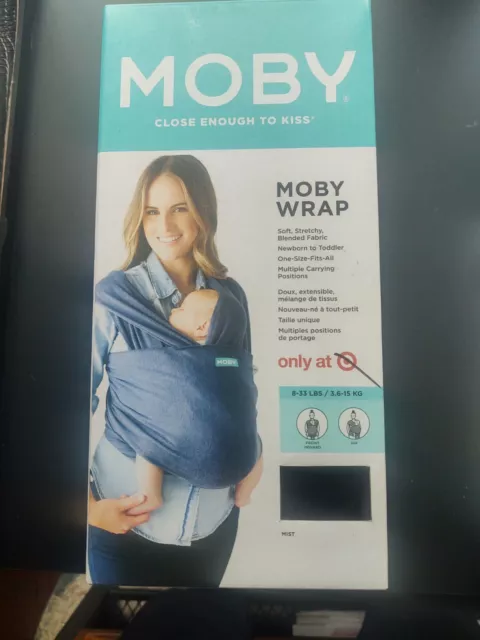 Moby Wrap Evolution Baby Carrier, Denim Color