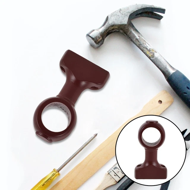 ANBOO Support Tringle À Rideaux, 2 Pièces Supports Pour Tringles À