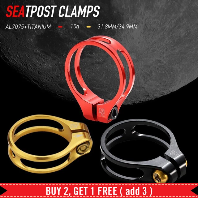 Bicycle SeatPost Clamp Cycling Titanium Screw for 27.2/30.8/31.6mm Bike Seatpost