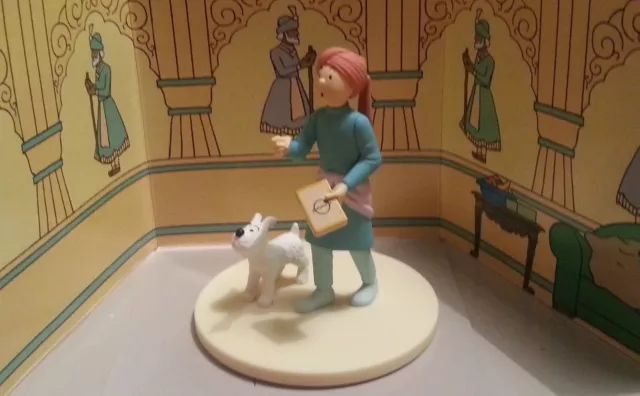 Figurine Coffret Diorama  Moulinsart Tintin Kuifje Boite Bleue Oriental Marahdja