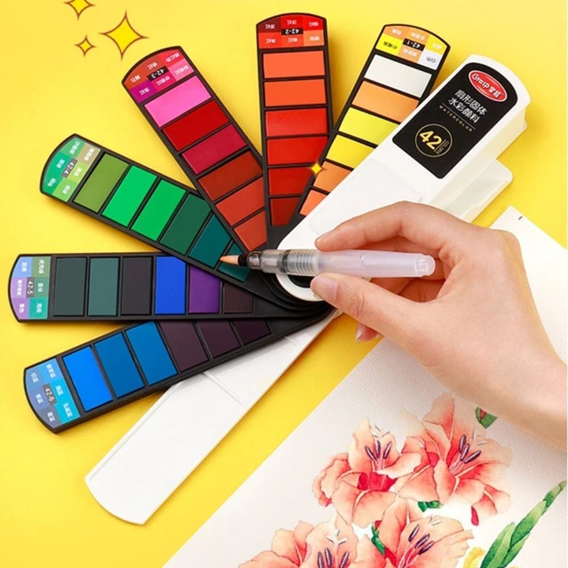 with Water Brush Pen Watercolor Paint Set Oil Painting Kit  Students