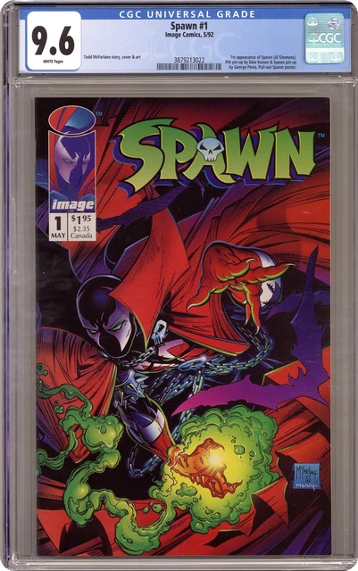 Spawn 1D Direct Variant CGC 9.6 1992 3879213022
