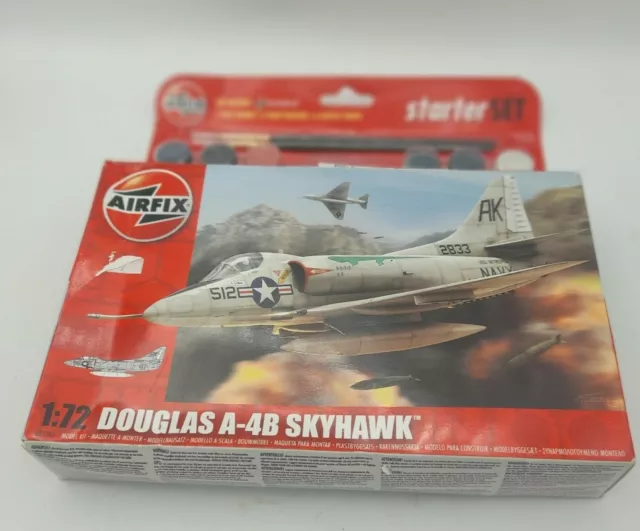 Airfix Starter Kit - The Douglas A-4 B Skyhalk Aircraft - 1:72 Scale -