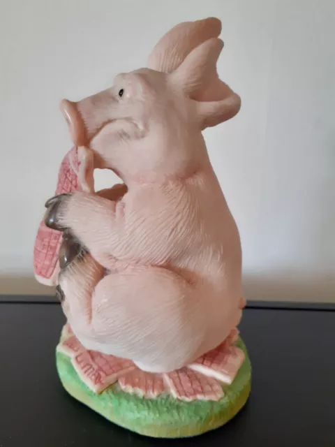 Piggin' Lottery Figurine By David Corbridge 1996 3