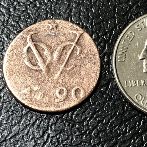 1790 Voc ***Duit*** Shipwreck Coin **B211