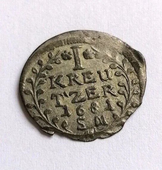 1 Kreutzer   Conti Di Hanau-Lichtenberg   Anno 1681     Argento     Lotto 0005