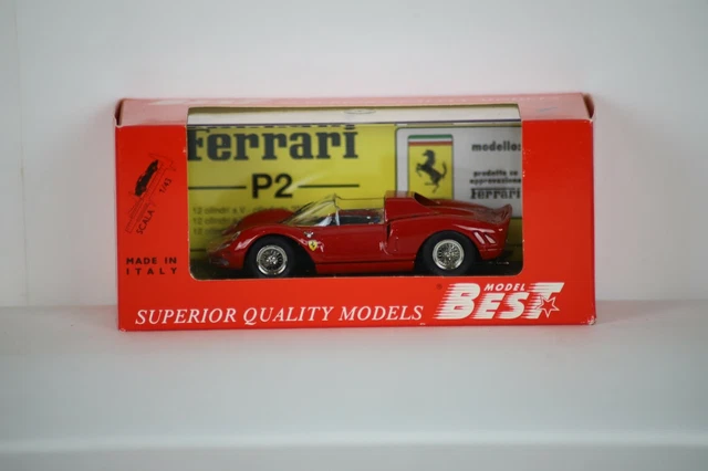 BEST MODEL 1/43 Ferrari P2 Prova Rosso/Red #9019/2 w Free