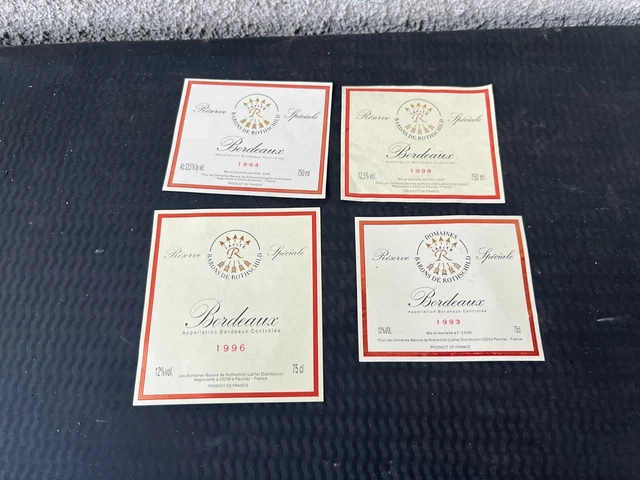 Étiquette De Vin Bordeaux - Baron Philippe De Rothschild - Agneau Rosé - Non Millésimé