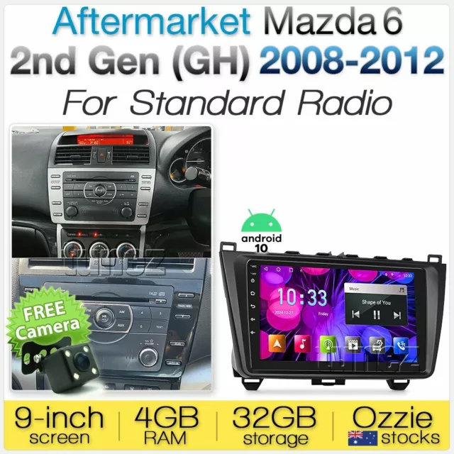 Android Auto CarPlay For Mazda 6 GH 2008-2012 Car MP3 MP4 GPS Stereo Radio Bose