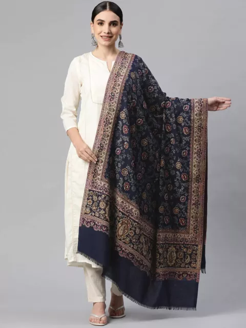 Pashmina de cachemira para mujer, manta de cachemira hecha a mano india,...