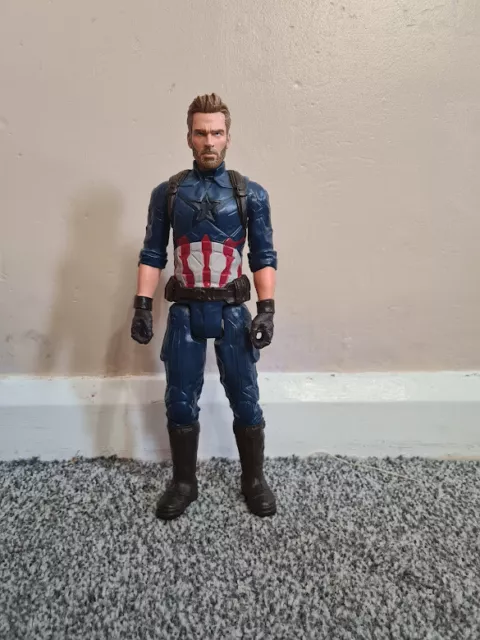 Marvel Avengers Infinity War Titan Hero Series Captain America 12" Action Figure