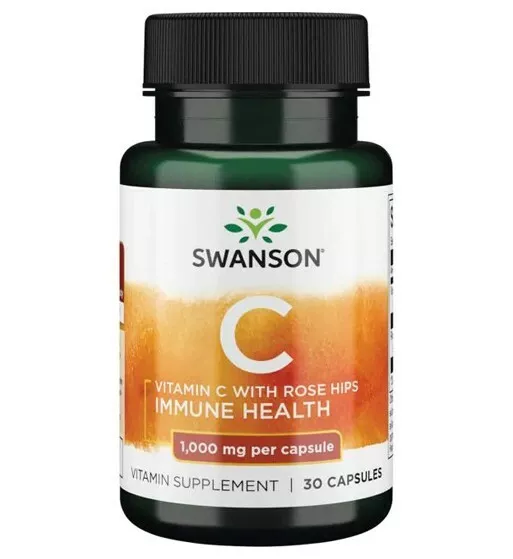 Swanson Vitamine C Aux Cynorrhodons 30 Gélules
