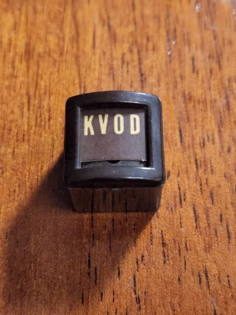 Vintage Bendix 1217 Radio Replacement Parts Push Button  *KVOD
