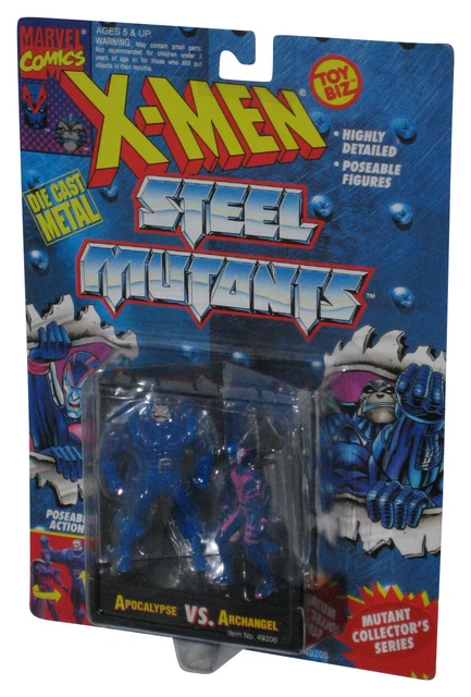 Marvel X-Men Steel Mutants (1994) Toy Biz Apocalypse vs Archangel Figure Set