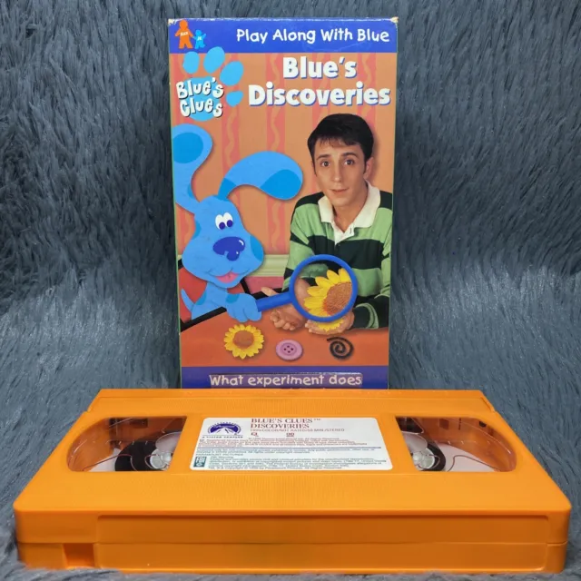 NICK JR. BLUE’S Clues Blue's Discoveries VHS 1999 Nickelodeon With ...