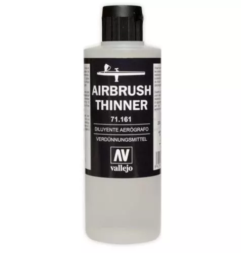 Vallejo Airbrush Verdünner (Thinner) (200ml) -neue Formel-