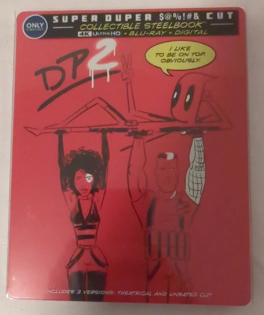 Deadpool 2 Super Duper Best Buy-Exclusive Steelbook (Blu-ray , 2018) (Steelbook)