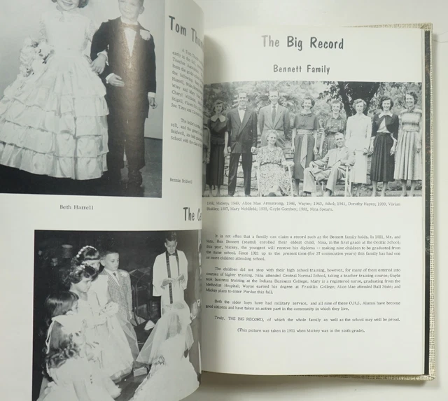 1958 OOLITIC HIGH School Yearbook The Calestone Indiana IN Annual