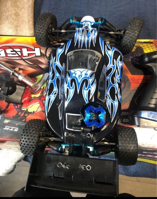 RC CAR BUGGY Pro HSP XSTR 2 speed Nitro Engine Buggy 1/10 needs pull