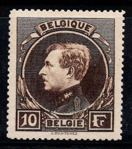Belgique 1929 Mi. 262 Neuf ** 60% 10 fr, Le roi Albert I