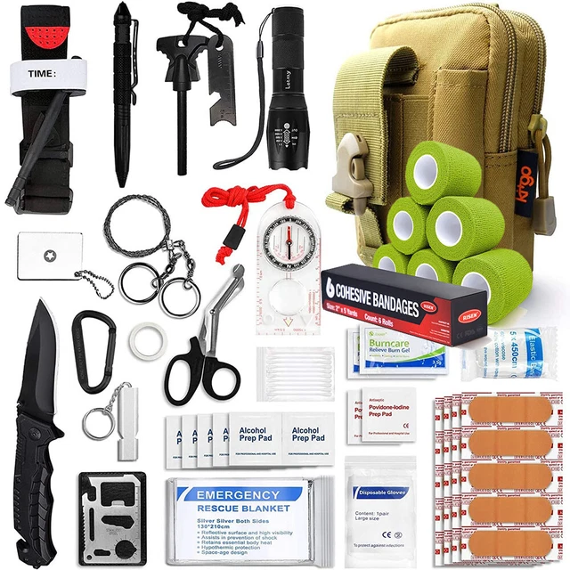 Survival Kit | Emergency & First Aid Supplies for Outdoor Use Survival Kit | Emergency & First Aid Supplies for Outdoor Use