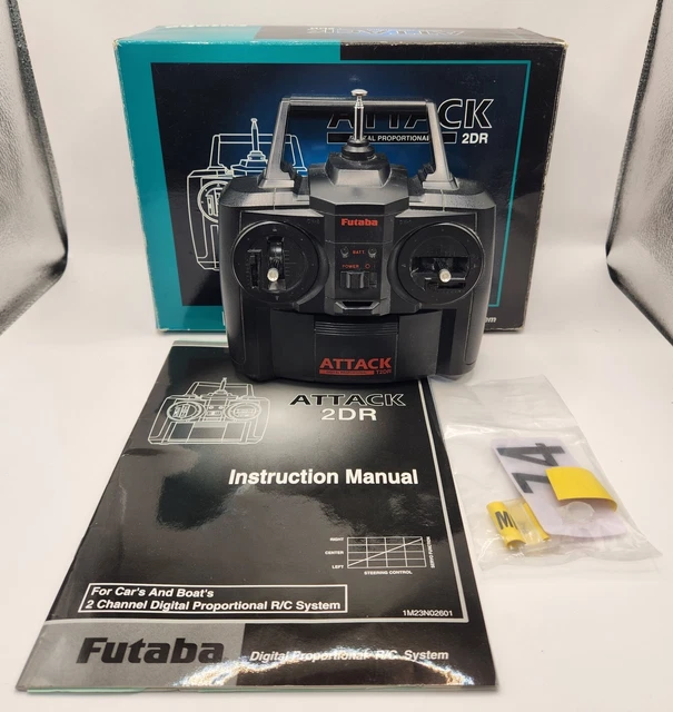 FUTABA ATTACK 2DR-AM 2 Channel 2 Servos $55.00 - PicClick