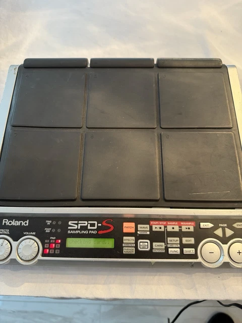 Roland SPD-8 Percussion Pad – Bianco, 8 Pad, Analogico, Fatto In Giappone, Per Parti O Non Funzionante - Foto 2
