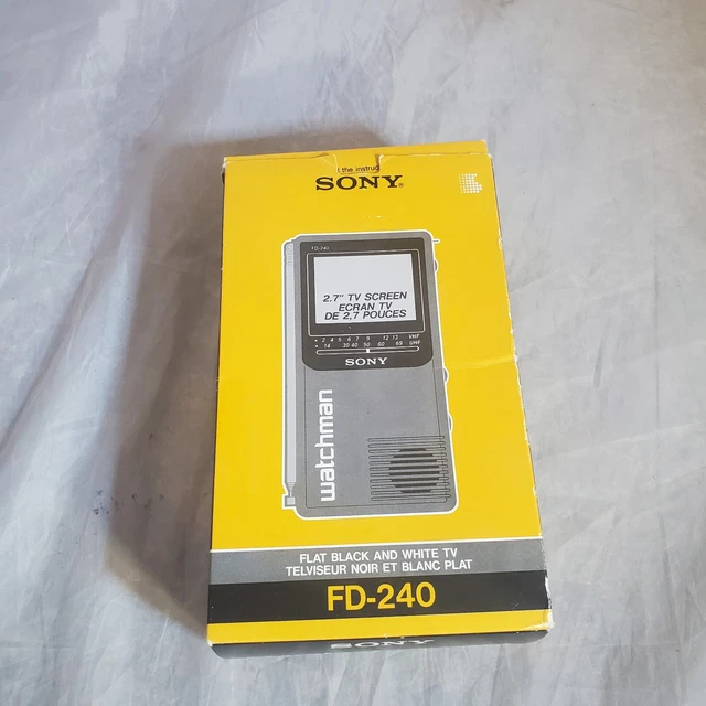 Sony Watchman TV portable model FD-240 includes original box and instructions Sony Watchman TV portable model FD-240 includes original box and instructions