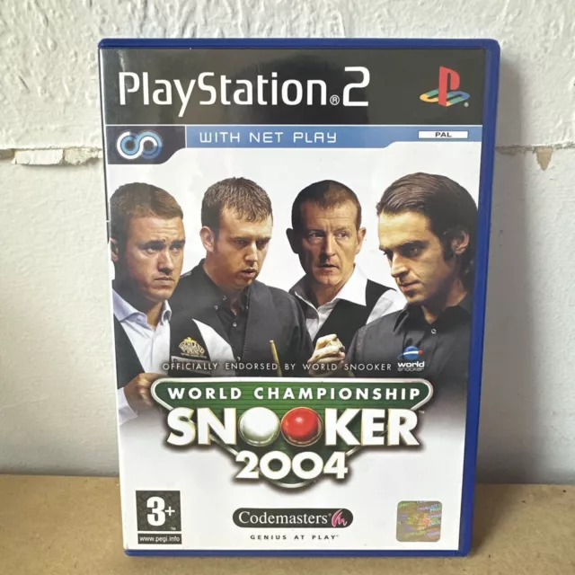 Sony PlayStation 2 PS2 Video Game World Championship Snooker 2004 (Complete)