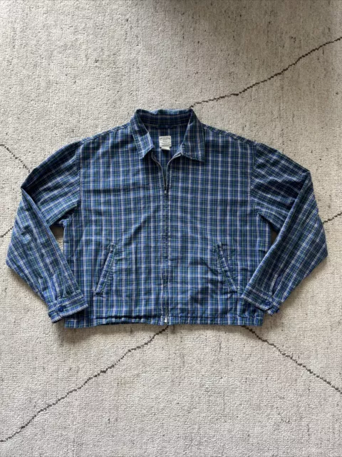 Gap Vintage 90’s Men’s Plaid Shirt Like Jacket Size Large Extremely Rare! HTF!