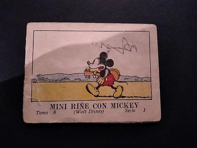 Ultra Rare 1936 Mickey Mouse MINI Comic Book #6 Disney Platinum Age Comic