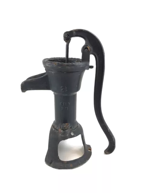 Antique W&B Douglas Cast Iron Hand Water Pump 19" Tall - Dated 2-22-1841