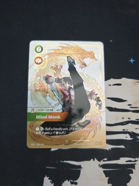 RIFTBOUND ORIGINS LEE Sin Blind Monk 304/298 Overnumber Epic Foil Alt ...