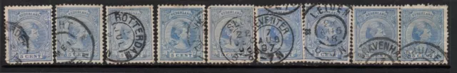Netherlands 1891 Queen Wilhelmina 5c SG148a collection - shade/die interest