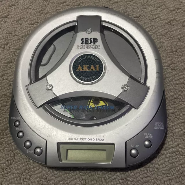 AKAI APCD-033 Stereo Compact Disc Player - Walkman - Discman - CD (NOT WORKING)