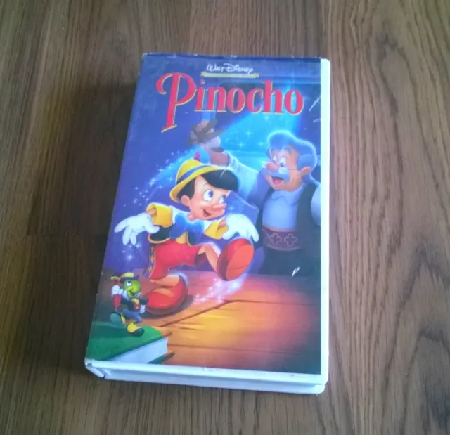 Walt Disney Los Clasicos "Pinocho" Pinochio Spanish Language VHS DUBBED MEXICO